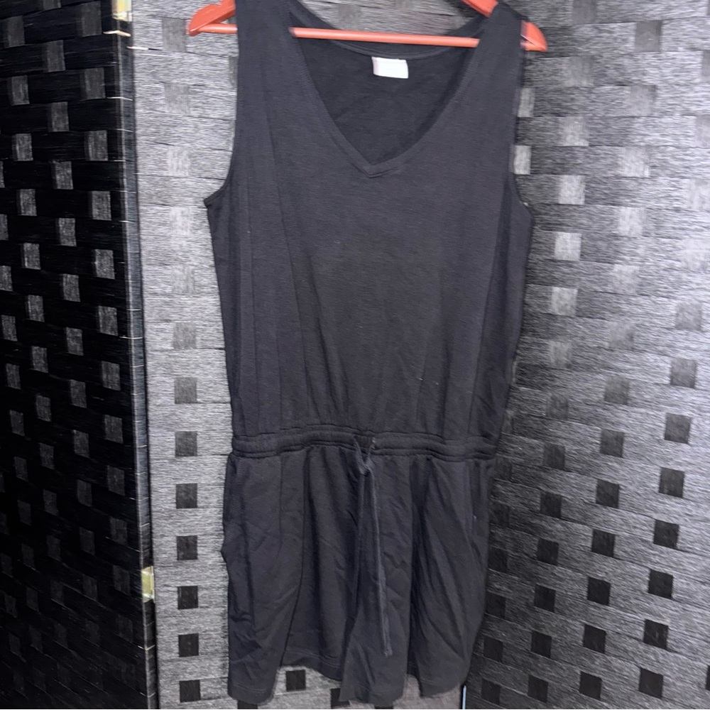 Amazon Essentials Black V-Neck romper